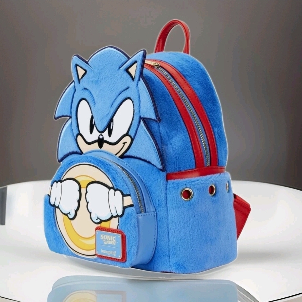 Loungefly SEGA Sonic the Hedgehog Classic Cosplay Mini Backpack